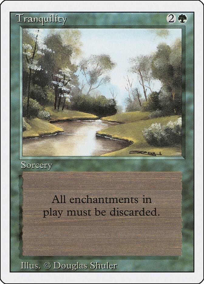 Tranquility card from Revised Edition
