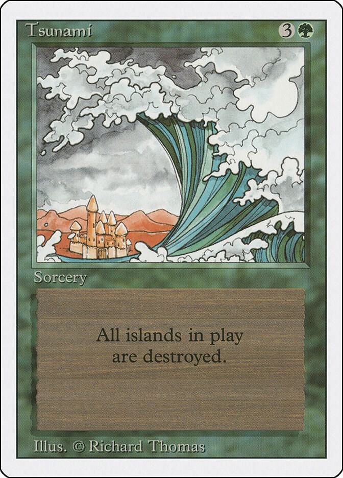 Tsunami card from Revised Edition