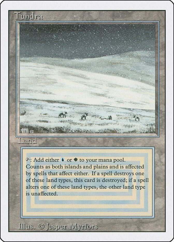 Tundra card from Revised Edition