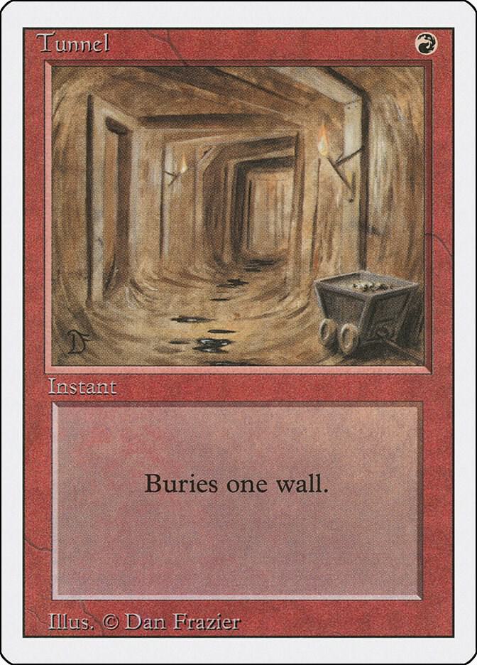 Tunnel card from Revised Edition