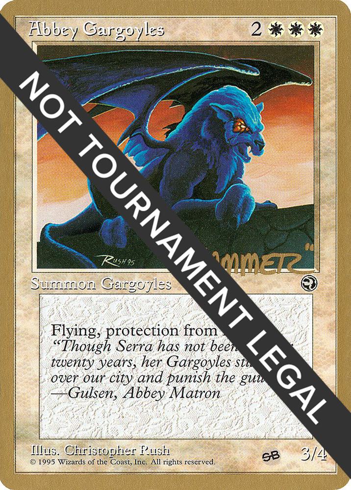 Abbey Gargoyles - 1996 Shawn "Hammer" Regnier (HML) (SB) card from World Championship Decks