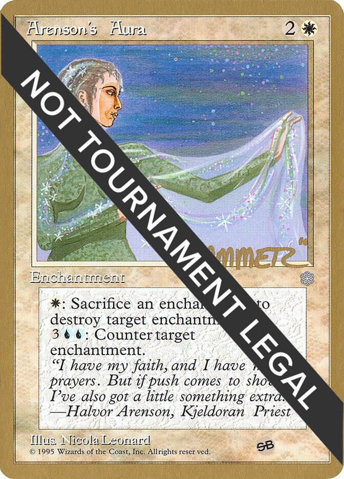 Arenson's Aura - 1996 Shawn "Hammer" Regnier (ICE) (SB) card from World Championship Decks