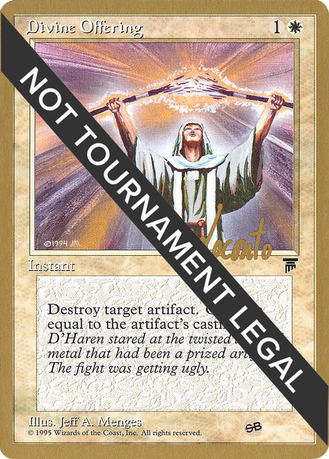 Divine Offering - 1996 Shawn "Hammer" Regnier (LEG) (SB) card from World Championship Decks