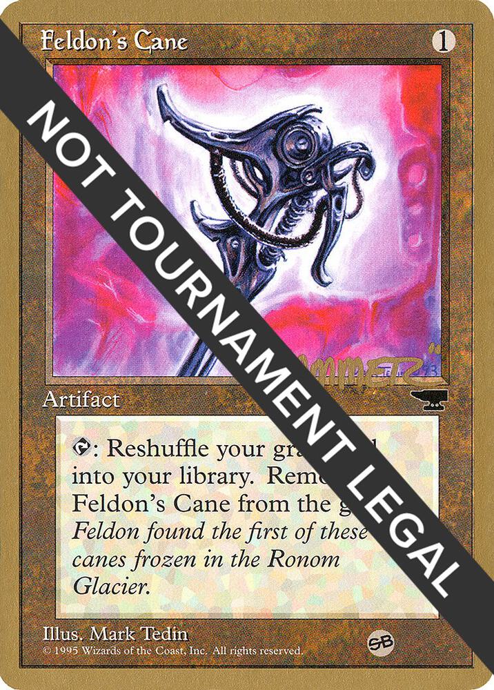 Feldon's Cane - 1996 Shawn "Hammer" Regnier (CHR) (SB) card from World Championship Decks