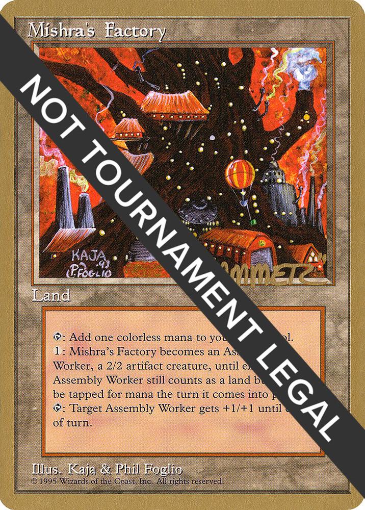 Mishra's Factory - 1996 Shawn "Hammer" Regnier (4ED) card from World Championship Decks