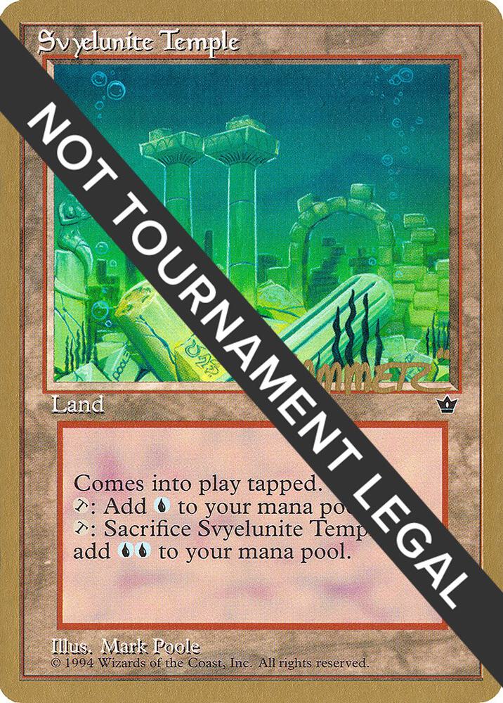 Svyelunite Temple - 1996 Shawn "Hammer" Regnier (FEM) card from World Championship Decks