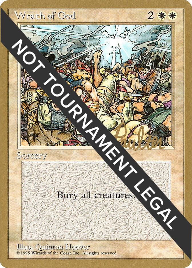 Wrath of God - 1996 Shawn "Hammer" Regnier (4ED) card from World Championship Decks