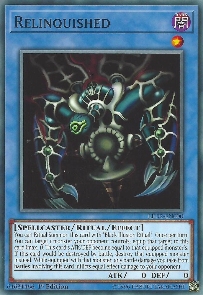 Relinquished LED2-EN000 card from Legendary Duelists: Ancient Millennium