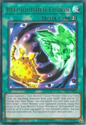 Relinquished Fusion LED2-EN004 card from Legendary Duelists: Ancient Millennium