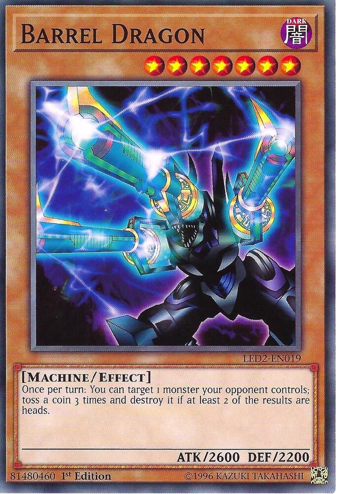 Barrel Dragon LED2-EN019 card from Legendary Duelists: Ancient Millennium