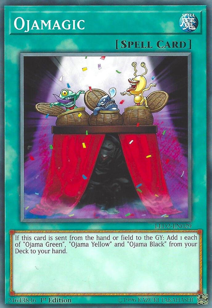 Ojamagic LED2-EN029 card from Legendary Duelists: Ancient Millennium
