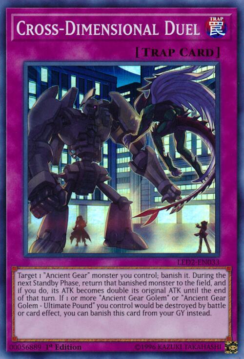 Cross-Dimensional Duel LED2-EN033 card from Legendary Duelists: Ancient Millennium