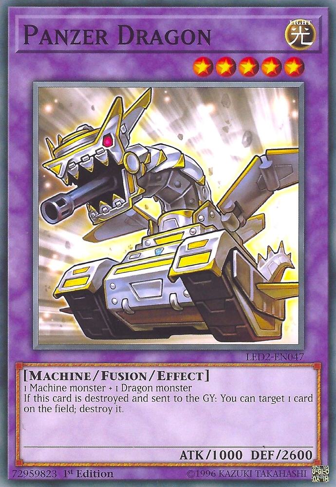 Panzer Dragon LED2-EN047 card from Legendary Duelists: Ancient Millennium