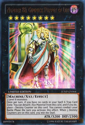 Number 88: Gimmick Puppet of Leo JUMP-EN064 card from Shonen Jump Magazine Promos