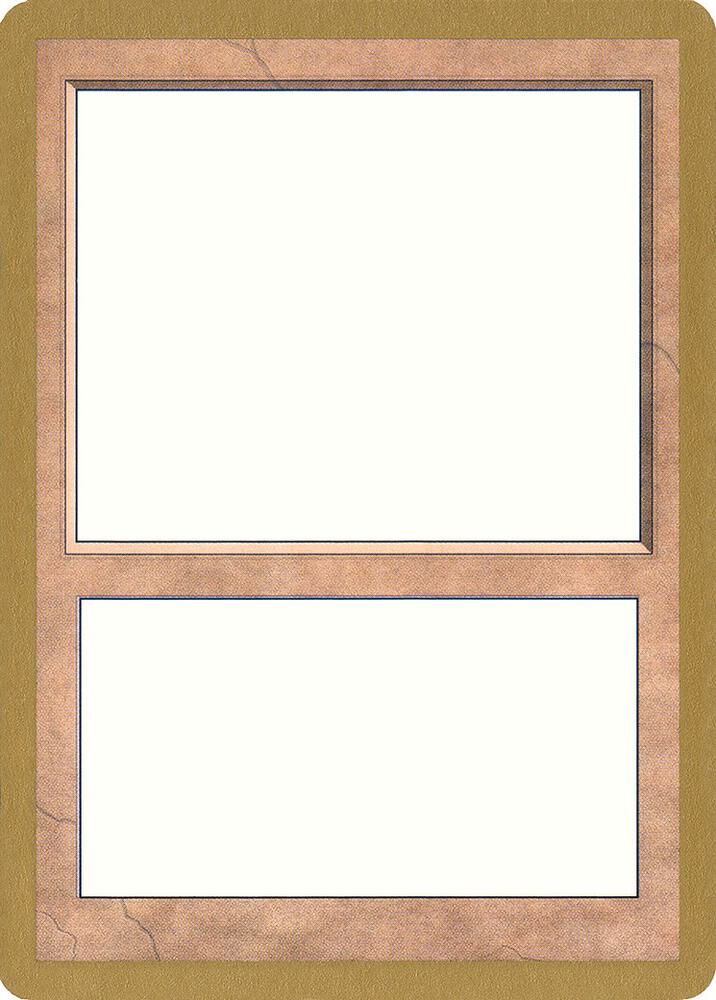 1997 World Championship Blank Card card from World Championship Decks