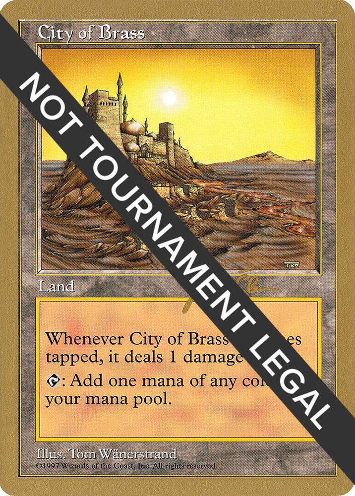City of Brass - 1997 Jakub Slemr (5ED) card from World Championship Decks