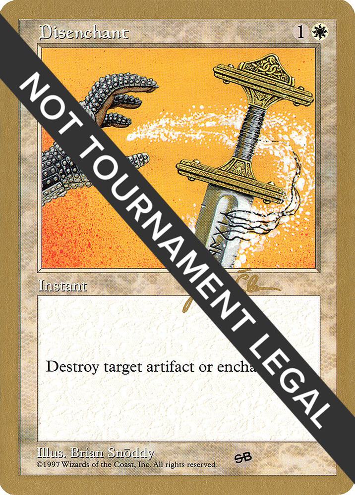 Disenchant - 1997 Jakub Slemr (5ED) (SB) card from World Championship Decks