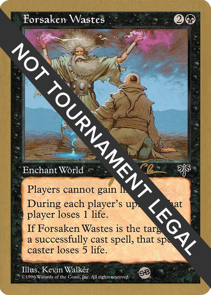 Forsaken Wastes - 1997 Jakub Slemr (MIR) (SB) card from World Championship Decks