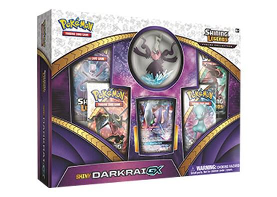Shining Legends Figure Collection: Shiny Darkrai GX card from Shining Legends