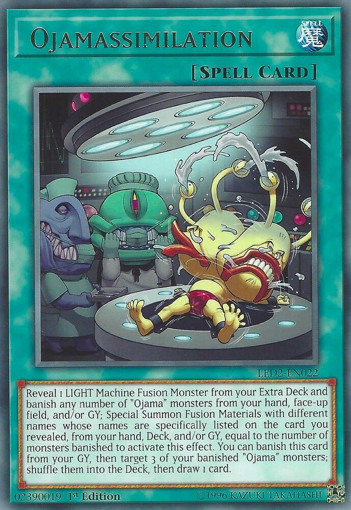 Ojamassimilation LED2-EN022 card from Legendary Duelists: Ancient Millennium