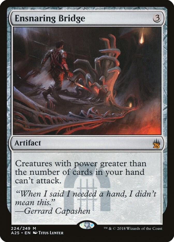 Ensnaring Bridge 224 card from Masters 25