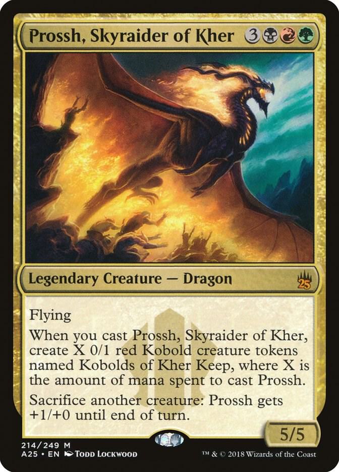Prossh, Skyraider of Kher 214 card from Masters 25