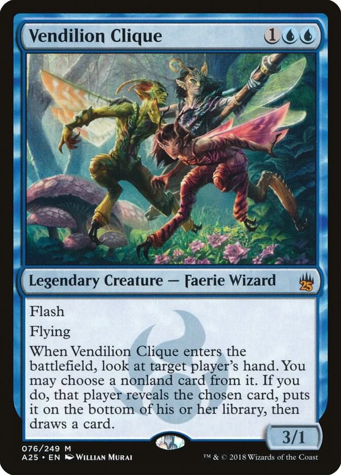Vendilion Clique 76 card from Masters 25