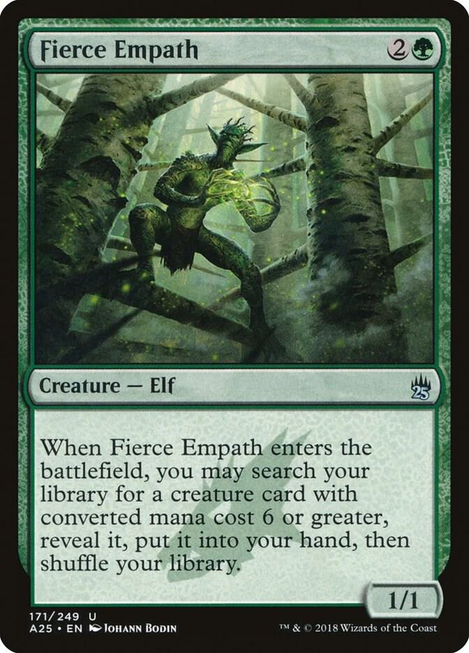 Fierce Empath 171 card from Masters 25