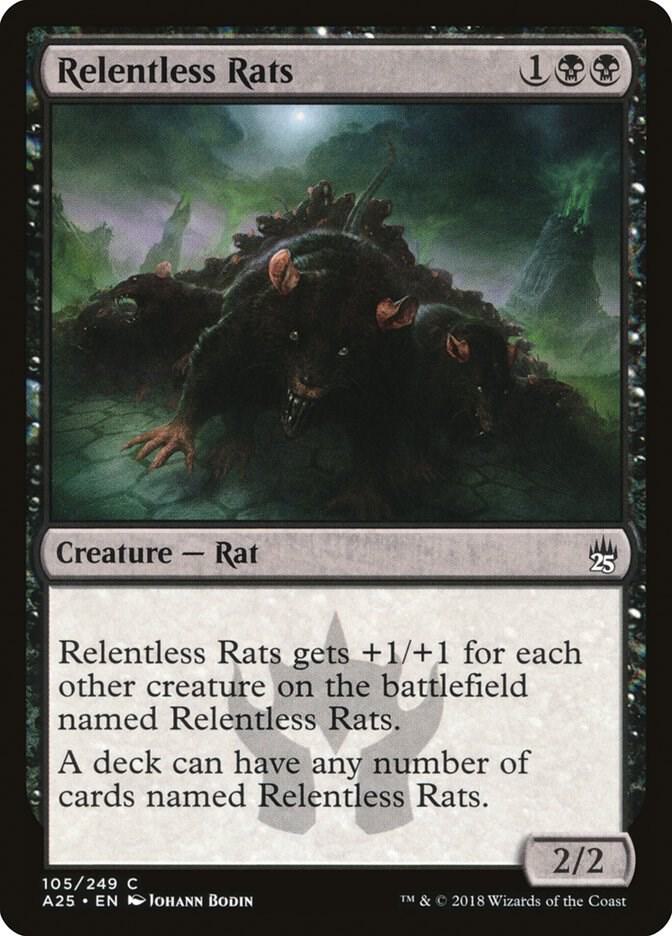Relentless Rats 105 card from Masters 25