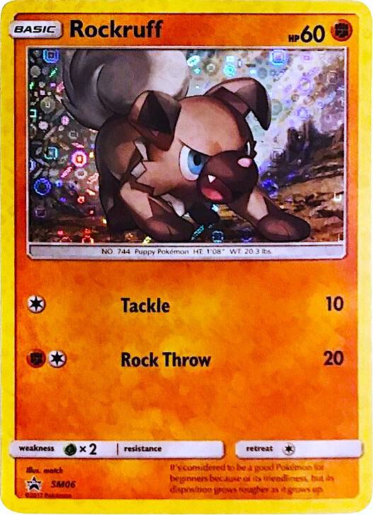 Rockruff (General Mills Promo) SM06 card from Miscellaneous Cards & Products