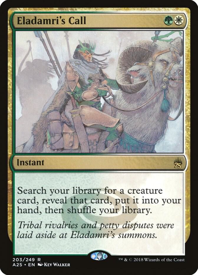 Eladamri's Call 203 card from Masters 25