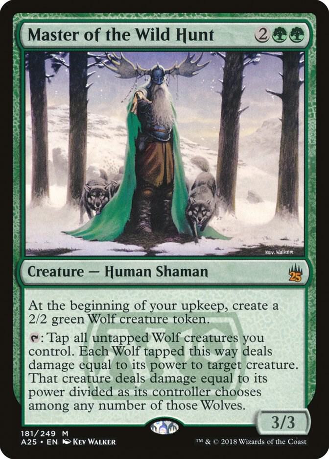 Master of the Wild Hunt 181 card from Masters 25