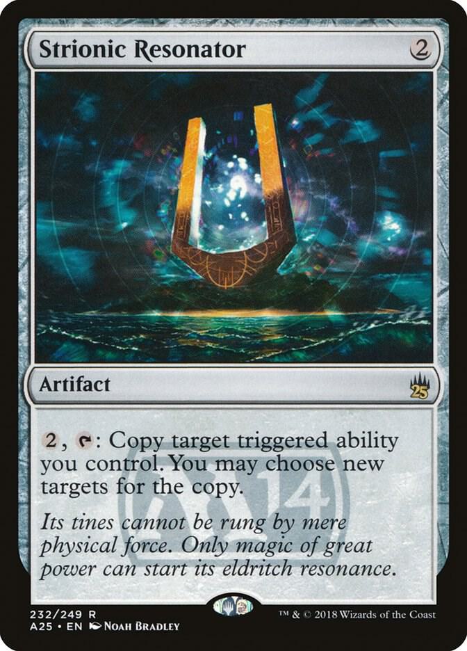 Strionic Resonator 232 card from Masters 25