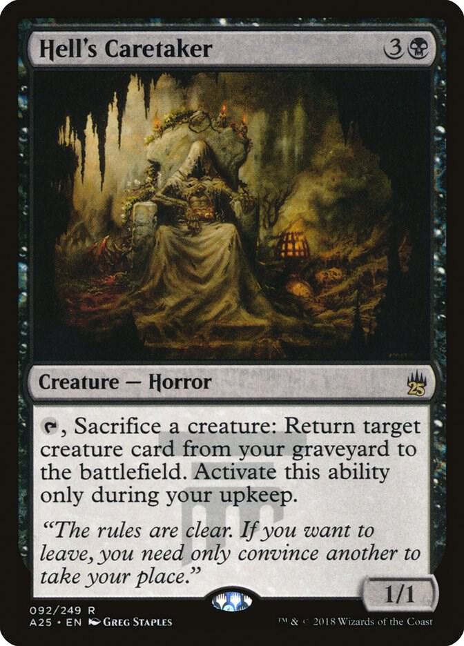 Hell's Caretaker 92 card from Masters 25