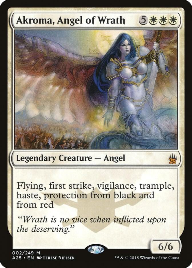 Akroma, Angel of Wrath 2 card from Masters 25