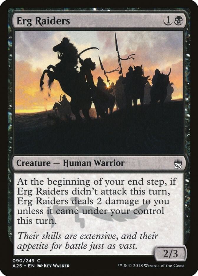 Erg Raiders 90 card from Masters 25