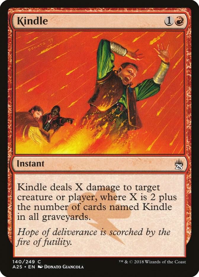 Kindle 140 card from Masters 25