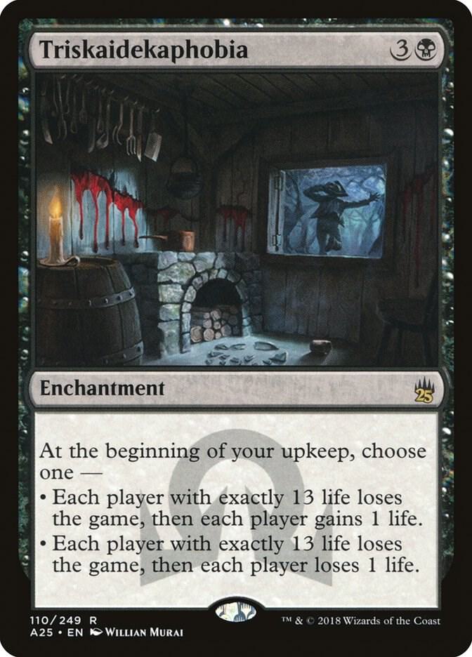Triskaidekaphobia 110 card from Masters 25
