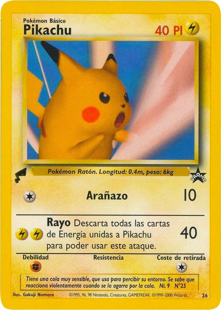 Pikachu (Snap) 4 card from Pikachu World Collection Promos
