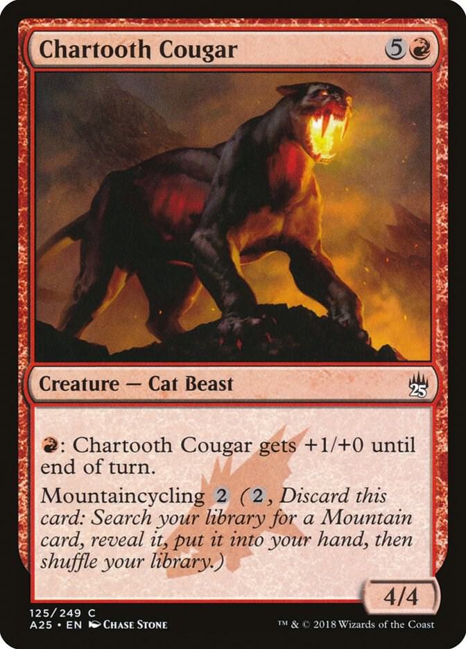 Chartooth Cougar 125 card from Masters 25
