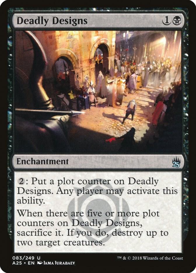 Deadly Designs 83 card from Masters 25