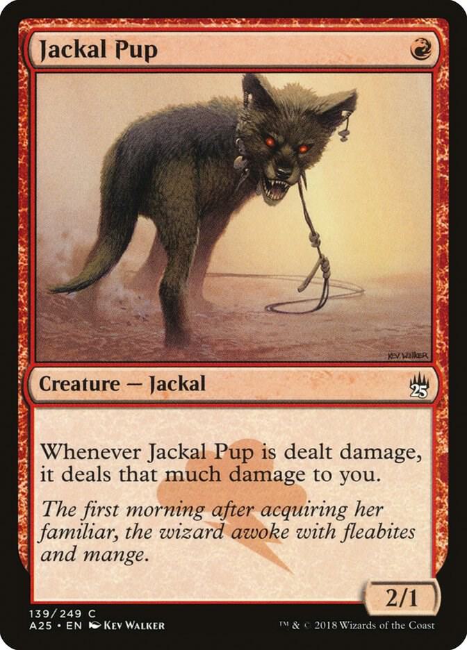 Jackal Pup 139 card from Masters 25