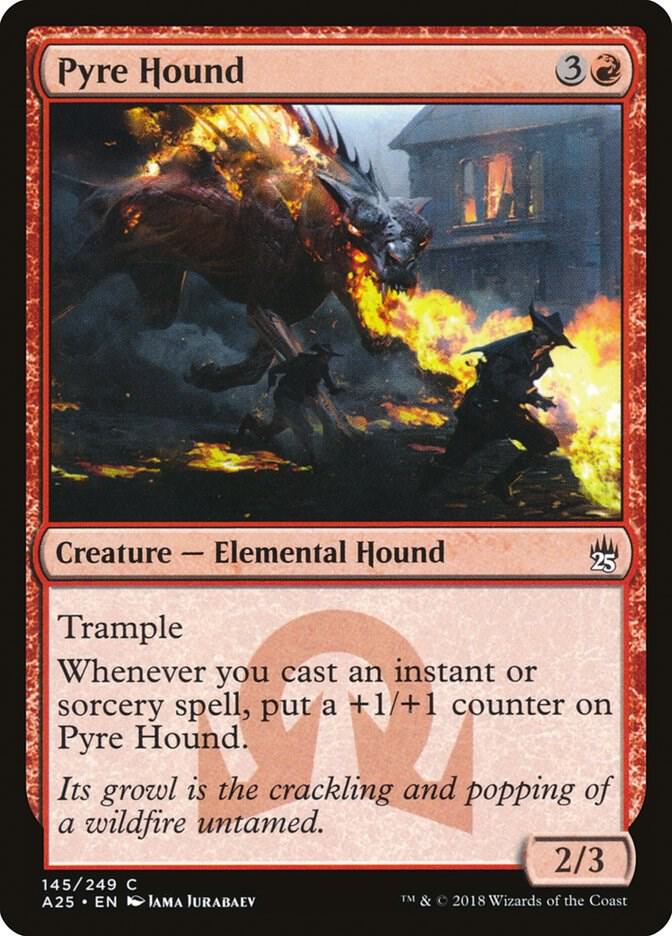 Pyre Hound 145 card from Masters 25