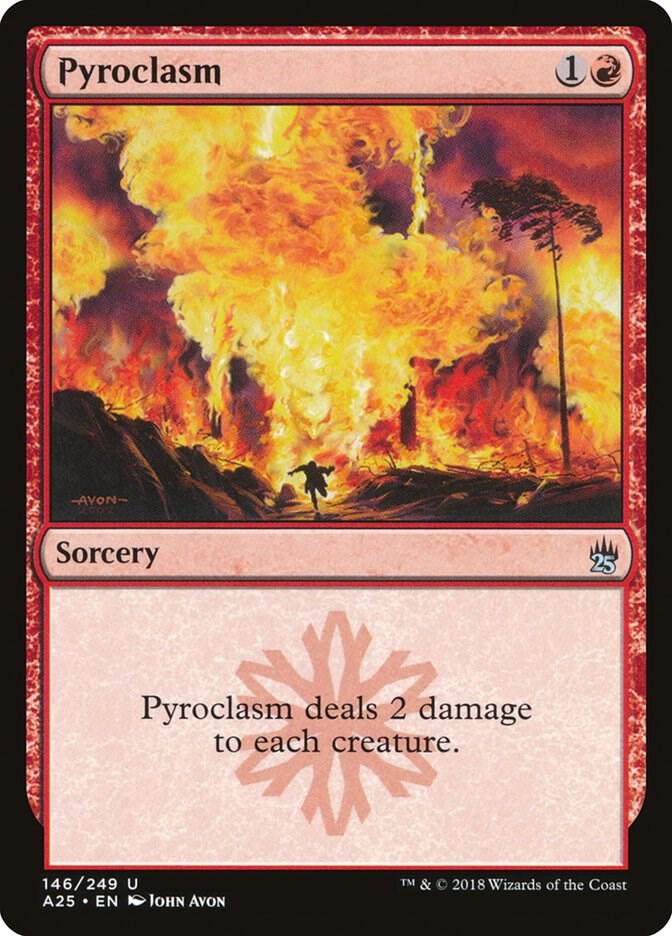 Pyroclasm 146 card from Masters 25
