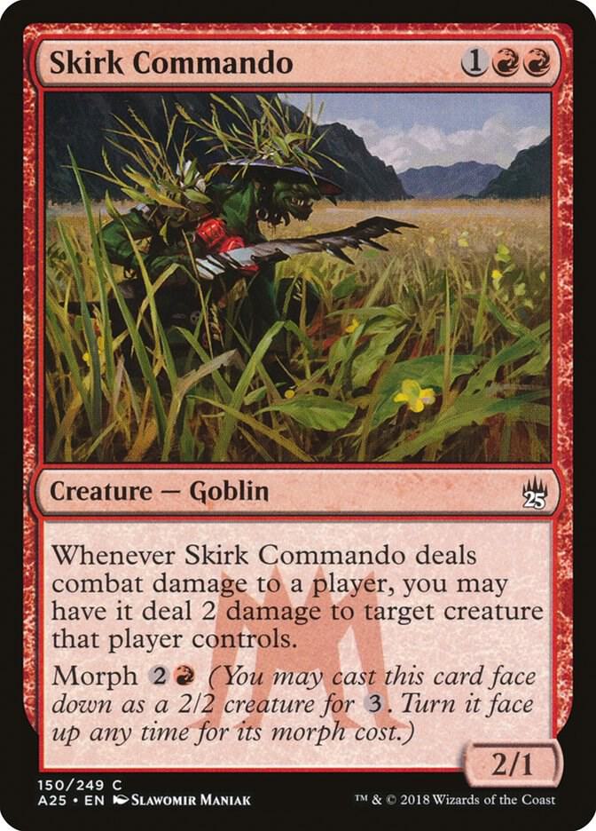 Skirk Commando 150 card from Masters 25