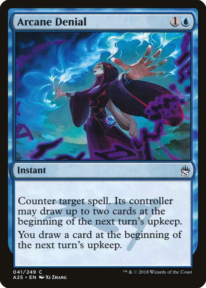 Arcane Denial 41 card from Masters 25