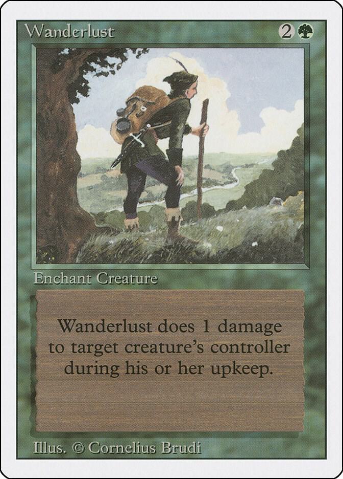 Wanderlust card from Revised Edition