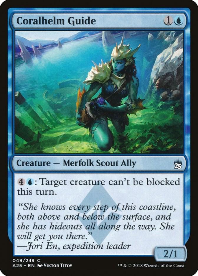 Coralhelm Guide 49 card from Masters 25