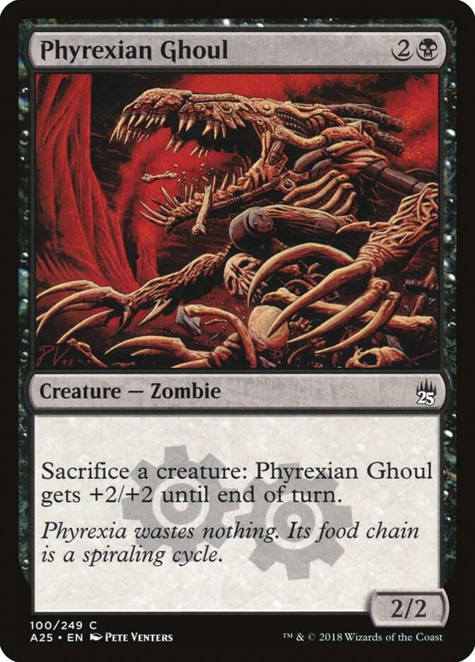 Phyrexian Ghoul 100 card from Masters 25