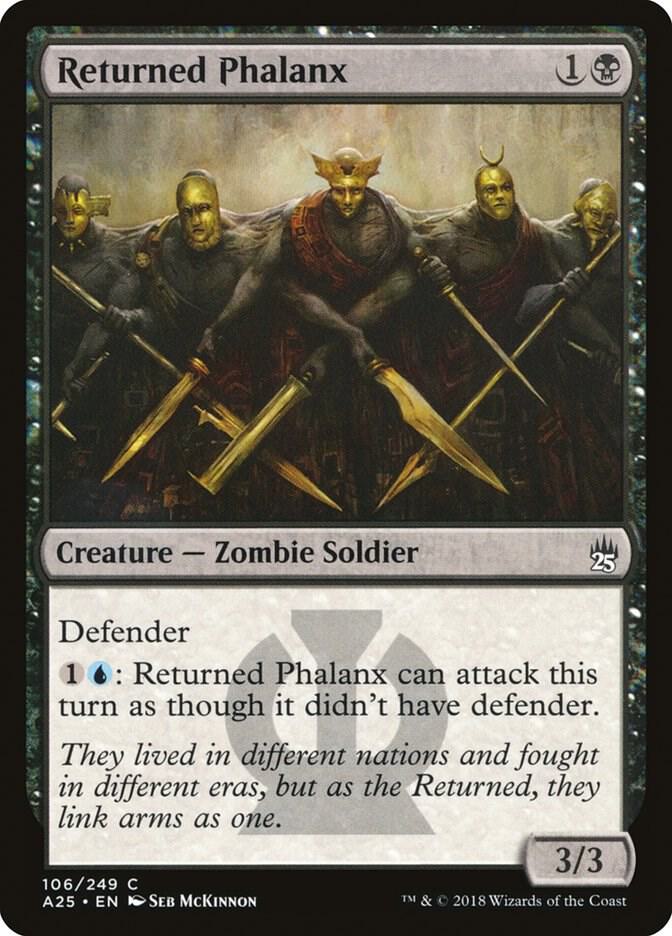 Returned Phalanx 106 card from Masters 25